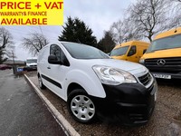 2018 Peugeot Partner 850 1.6 BlueHDi 100 Professional Van [non SS] PANEL VAN Die