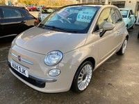 2014 Fiat 500 1.2 Lounge 3dr [Start Stop] £35 TAX HATCHBACK Petrol Manual