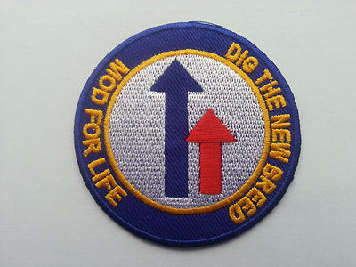 Mod Patch Dig The New Breed Sew / Iron On Badge Mod Culture Way Of Life