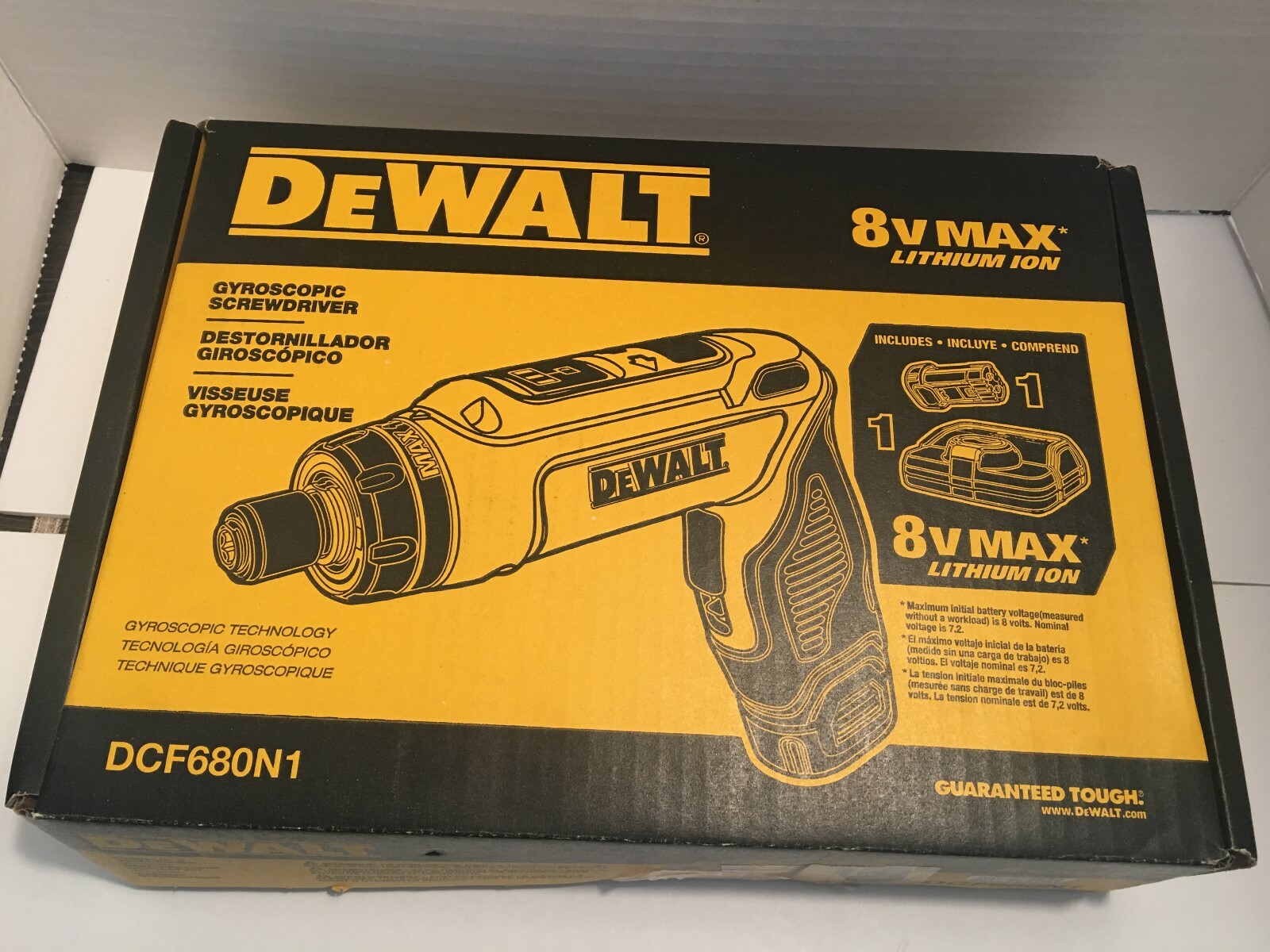 DeWALT 8V MAX* 1/4