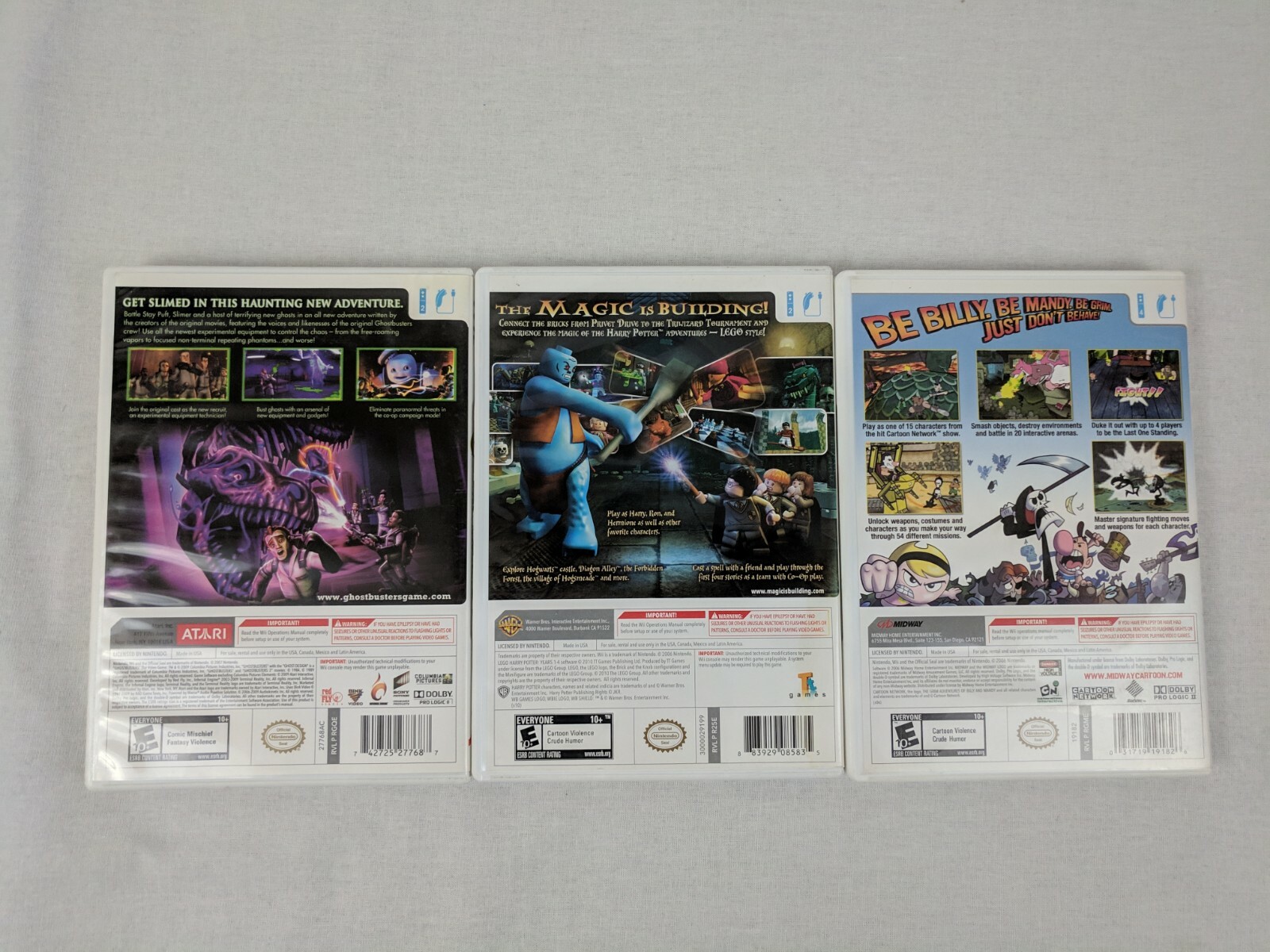 3 Nintendo Wii Games