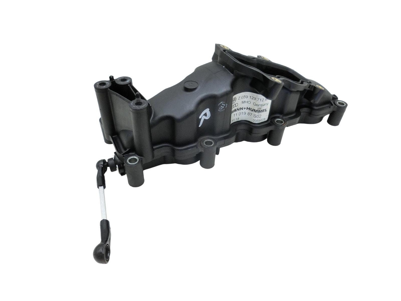 Audi A5 8T QU 07-12 TDI 3,0 176KW CAPA Ansaugbrücke Ansaugkrümmer m. Drallklappen Rechts  - Bild 1