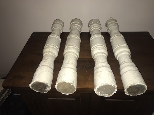 Antique Porch Balusters Spindles 4 Victorian 1800s Wood