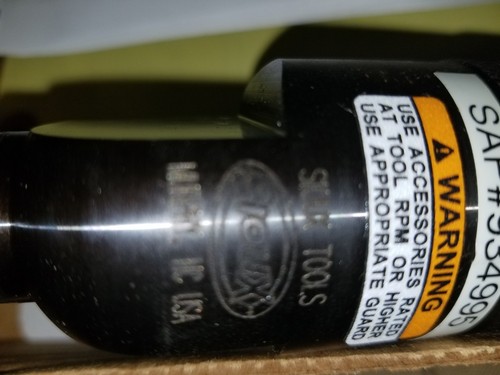 Sioux Tools Industrial Grade Straight Die Grinder 25,000 RPM Dotco*New***