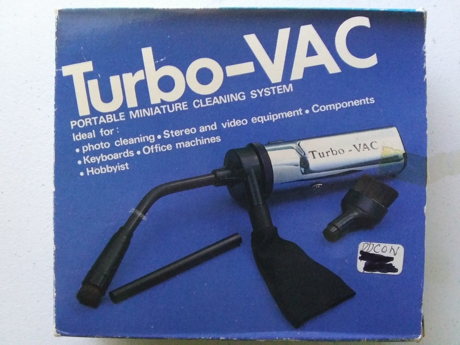 Turbo Vac Portable Miniature Cleaning System