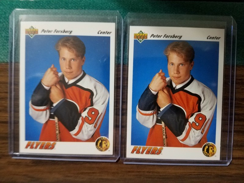 Peter Forsberg Hockey Card Database - Newest Products will be shown