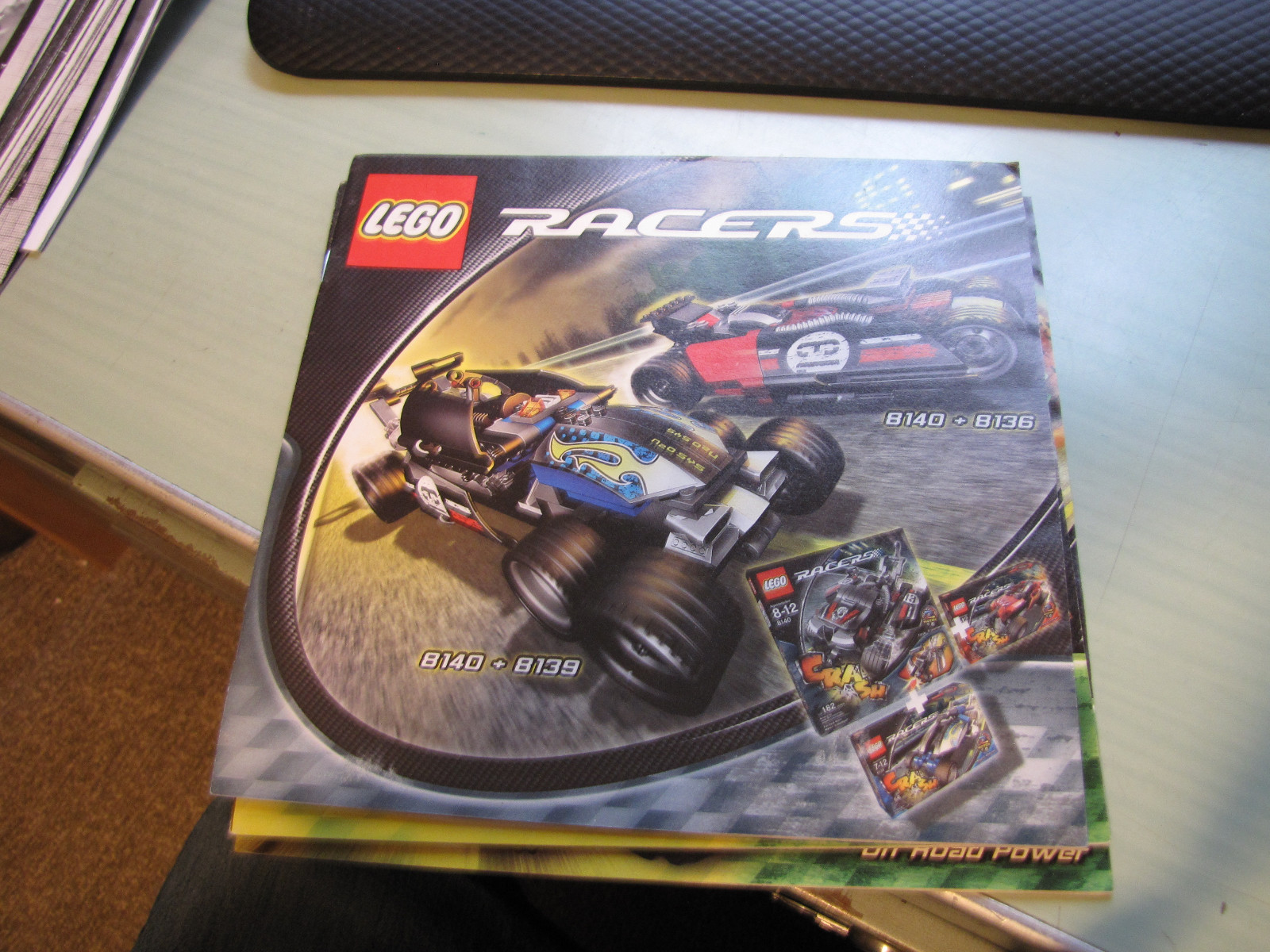 Lego  RACERS  3-  MANUALs ONLY  #8141 plus others excellent condition