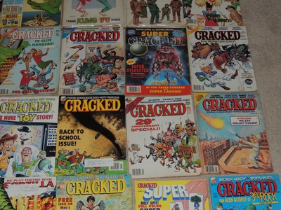 Lot of 38 Vintage Cracked Comedy  Magazines