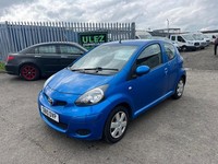 2010 Toyota AYGO 1.0 VVT-i Blue 3dr HATCHBACK Petrol Manual