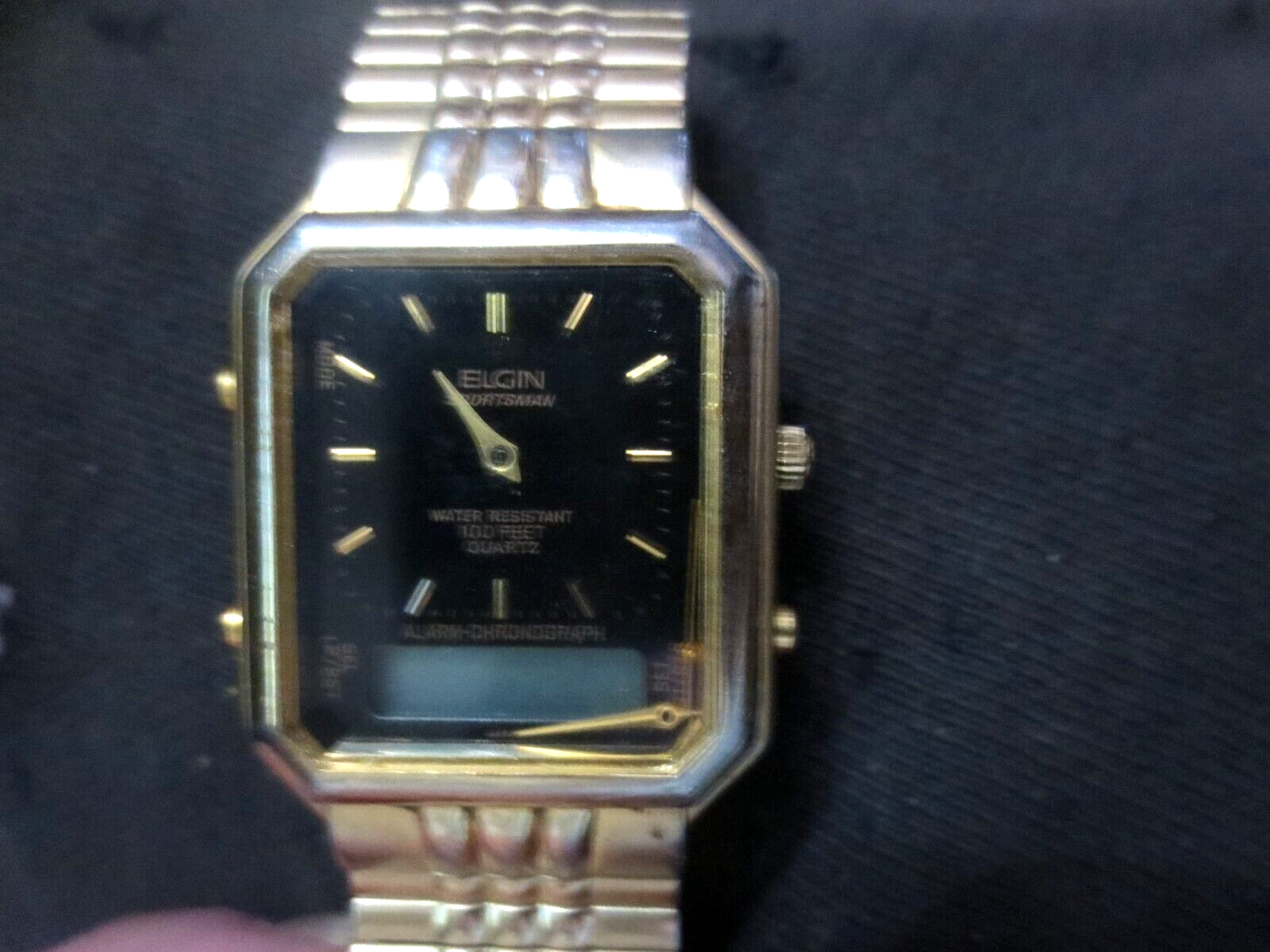 Elgin Sportsman Analog Digital Alarm Chronograph Men's Watch FX158