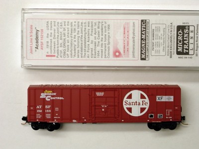 MTL S Micro-Trains Spec Run ATSF  50 foot boxcar