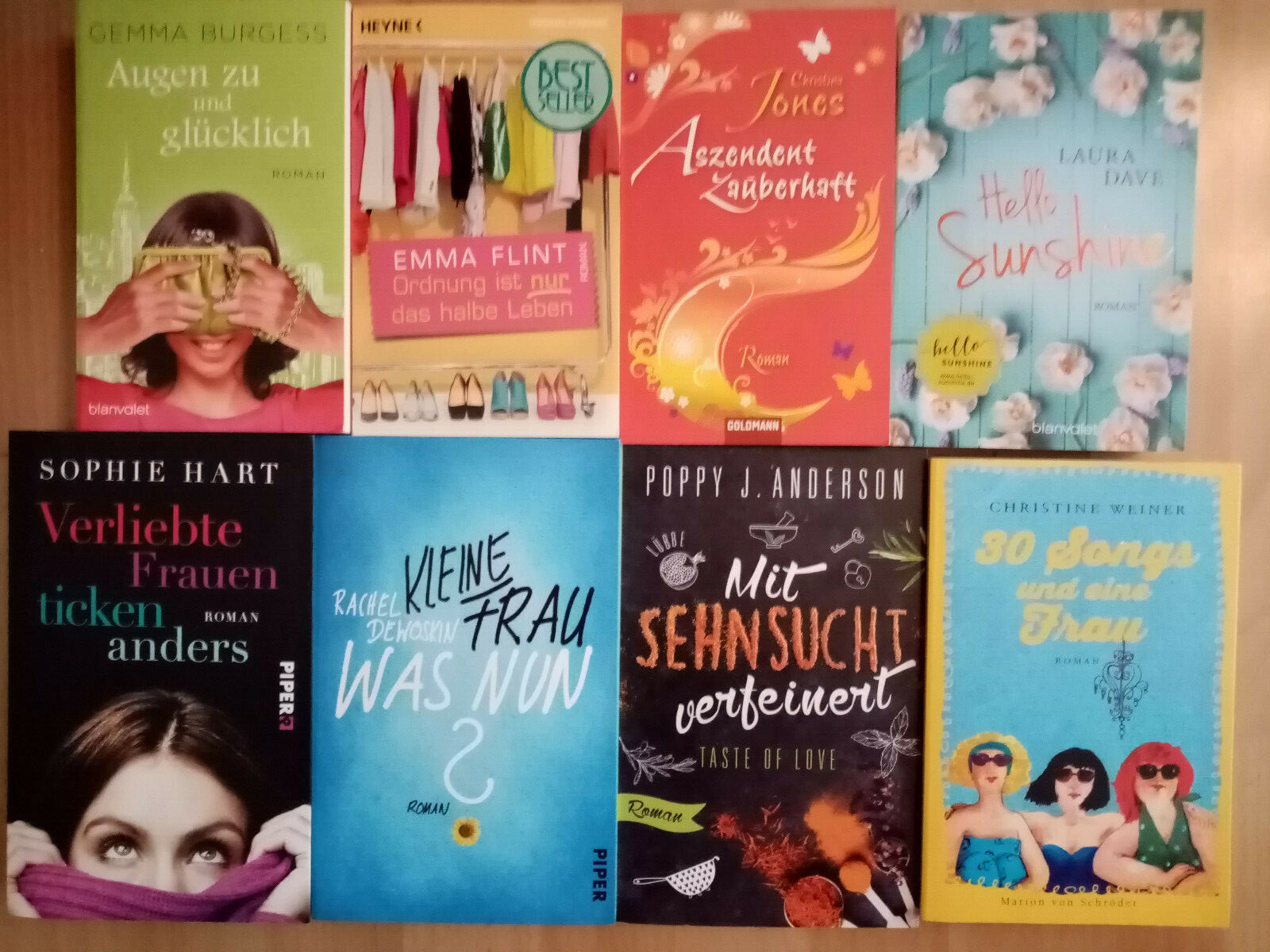 Bücherpaket 8 Romane Frauen Belletristik Unterhaltung