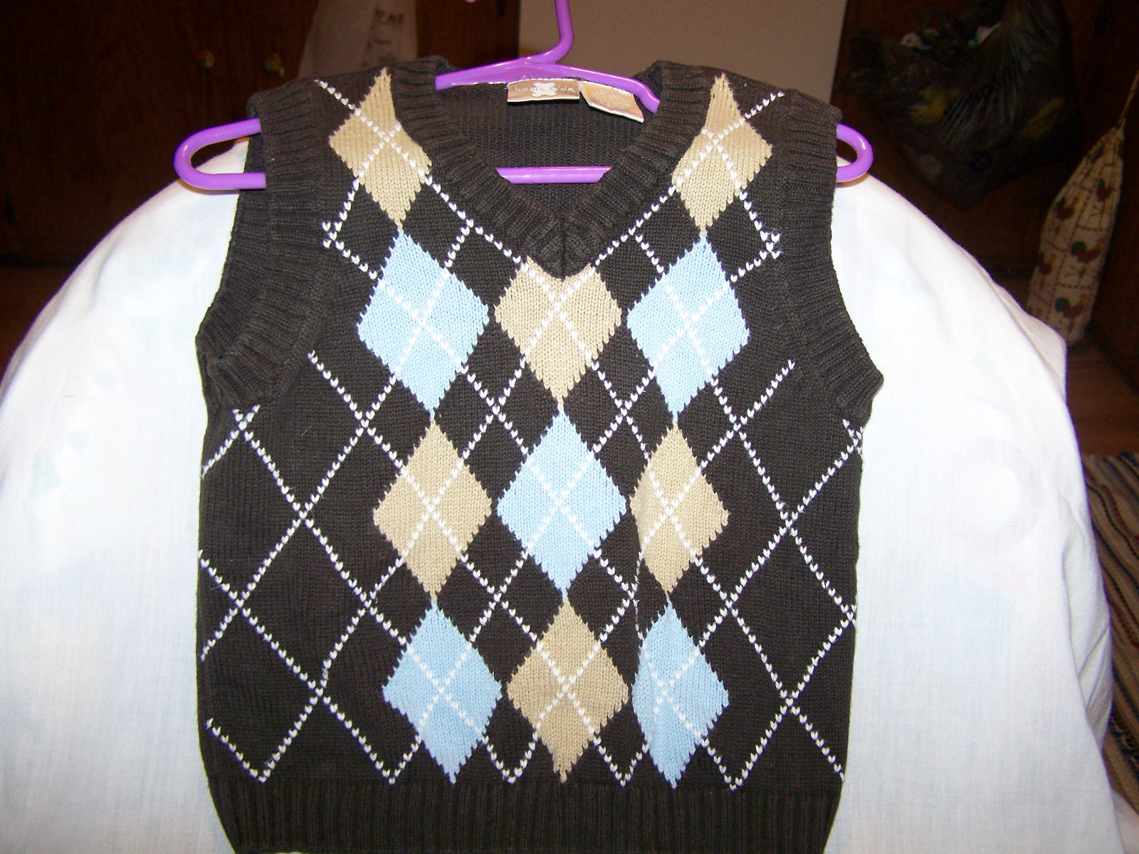 Adorable Koala Kids Sweater Vest Brown 18 Months Great For Easter