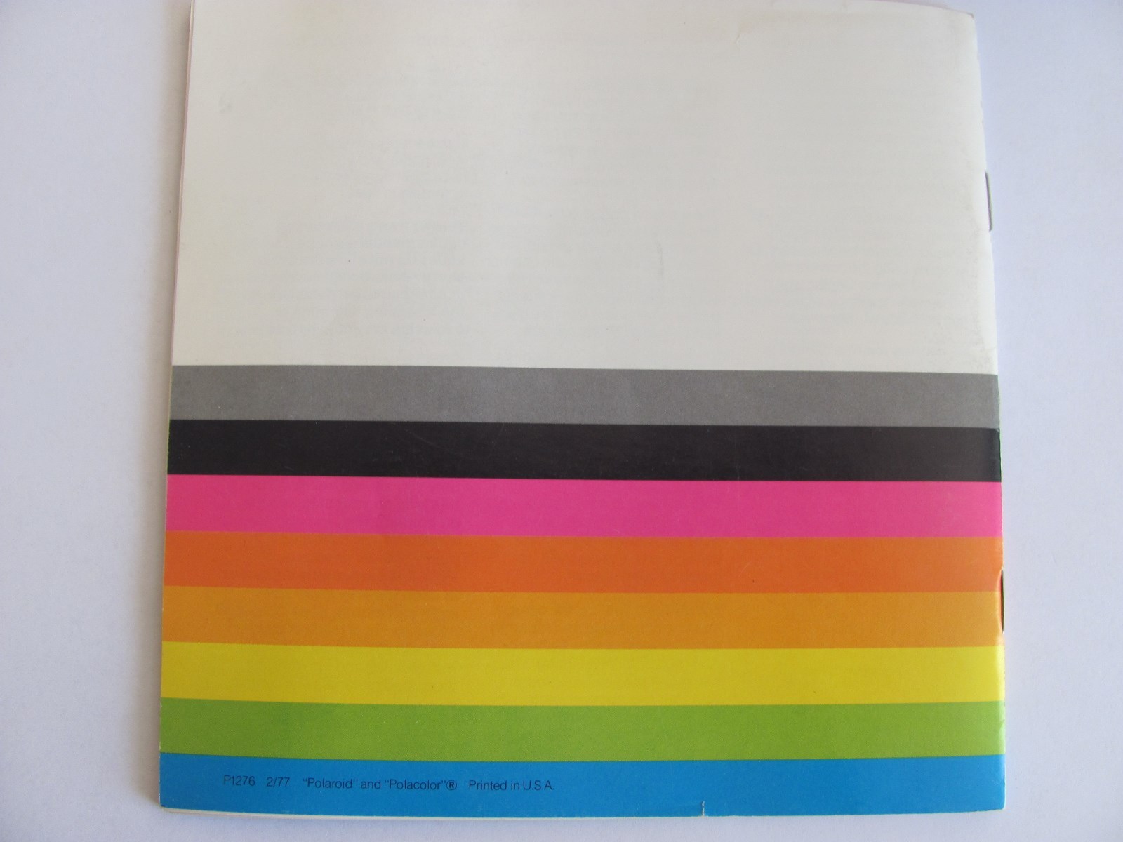 Polaroid Reporter Land camera owners manual near mint condition