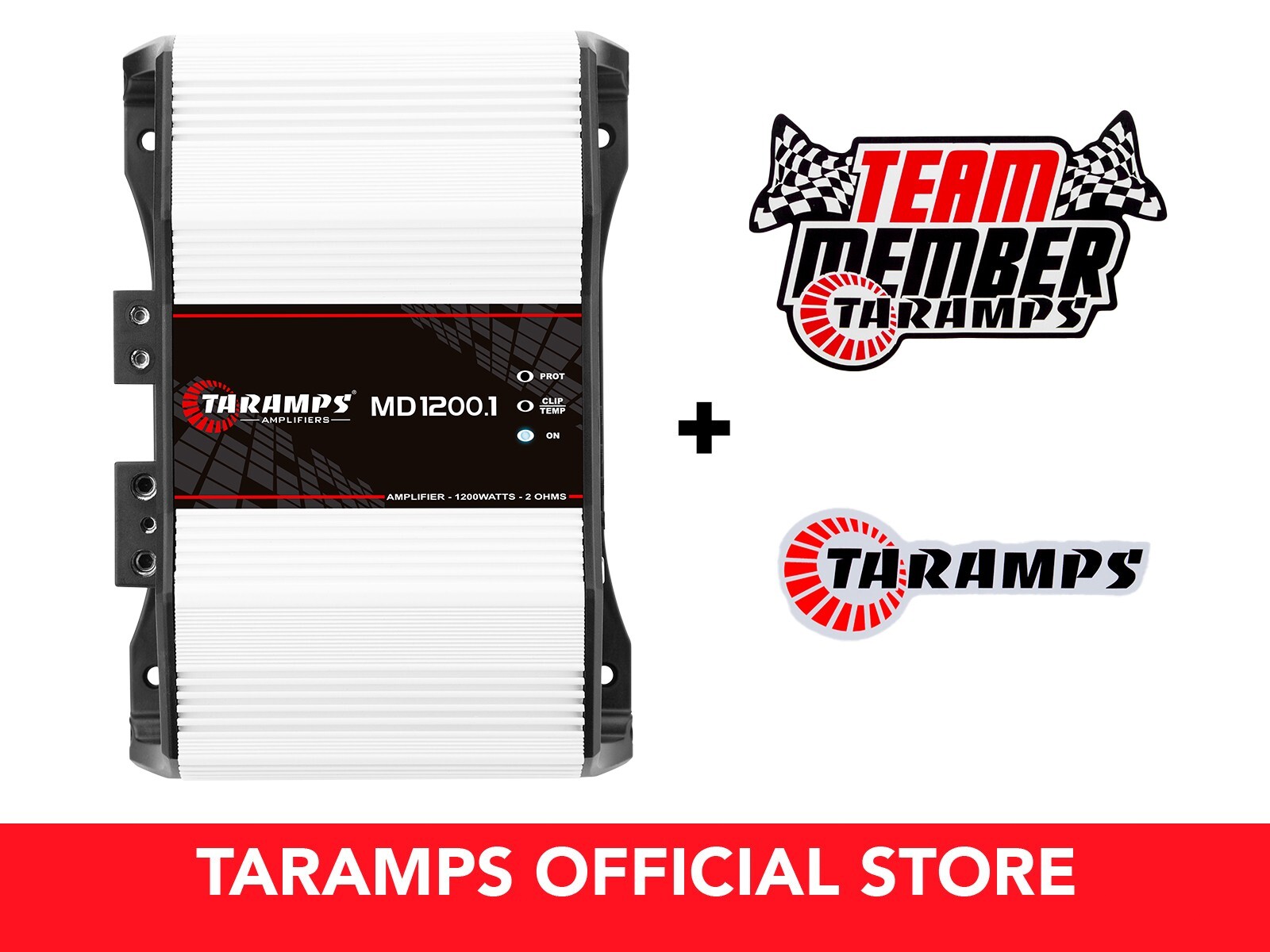 MD 【ジャンク】タランプス MD1200 1200.1 Amplifier Free Shipping