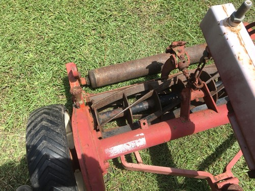 TORO 3 GANG REEL MOWER 3 PT. HITCH BALL FIELDS GROUND DRIVE REEL MOWER