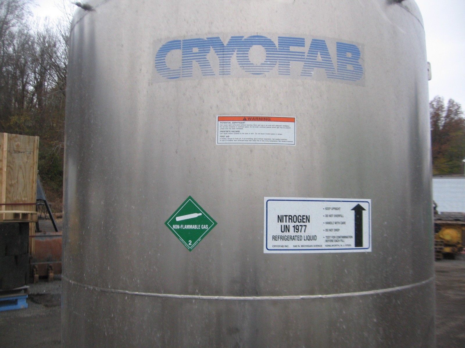 Cryofab Insulated Vacuum SS Cryogenic Dewar Flasks Model-CF- 5070