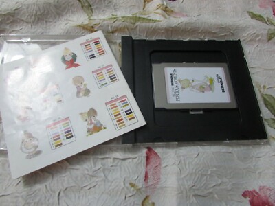 Bernina Artista Deco 300 PRECIOUS MOMENTS Embroidery Card EXCELLENT