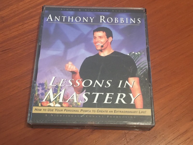 Anthony Robbins Tony Lessons IN Mastery Personal Leistung 6 CD Disc Set