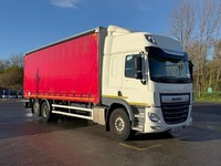 2021 21 plate Euro 6, 26t 6x2 Curtain Moffett