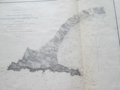 (1) 1855 U. S. COAST SURVEY CHART: 