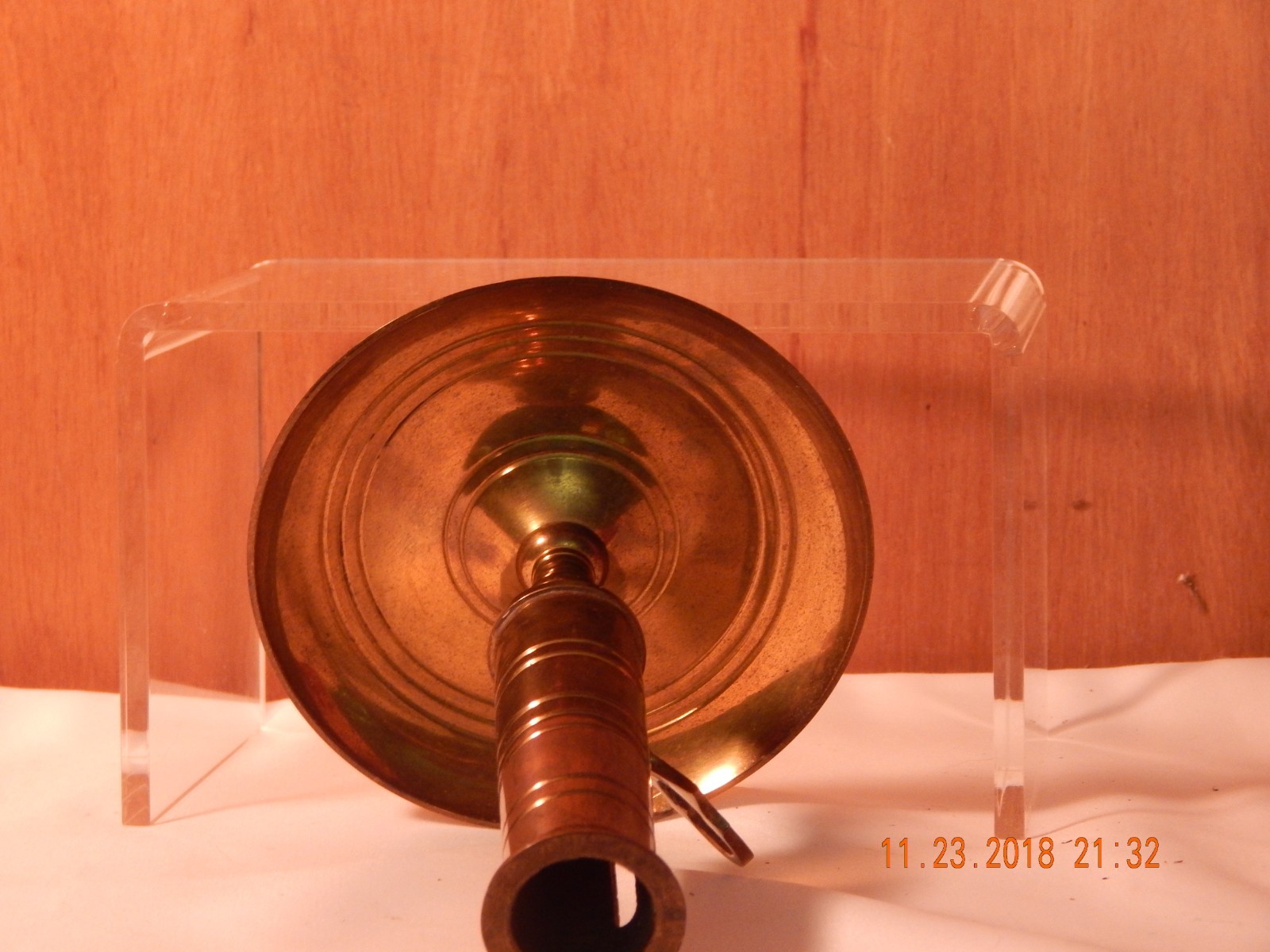 Vintage Brass Candle Holder with Moving Candle Height 5