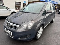 2012 Vauxhall Zafira 1.6i [115] Exclusiv 5dr MPV Petrol Manual