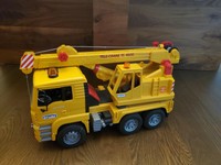 bruder man crane truck