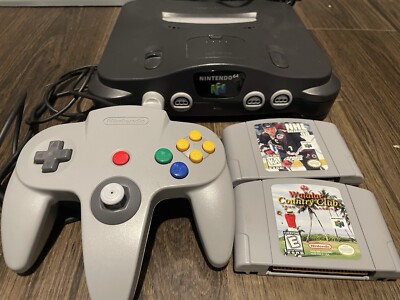 Nintendo 64 Bundle Game Lot With 1 Controller And 2 Games All Tested Console 