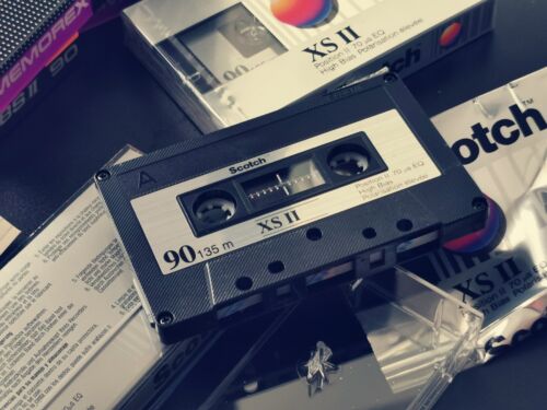 Scotch XS II 90 High Bias 70µs CrO2 Silver Cassette Tapes Scotch XS II 90 High Bias 70µs CrO2 Silver Cassette Tapes
