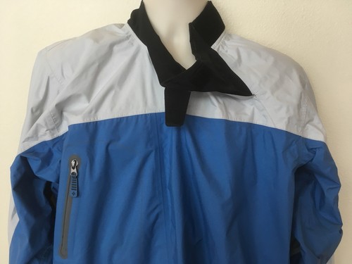 Extrasport Splashtop Long Sleeve Paddle Kayak Jacket Mens Size XL Blue Gray