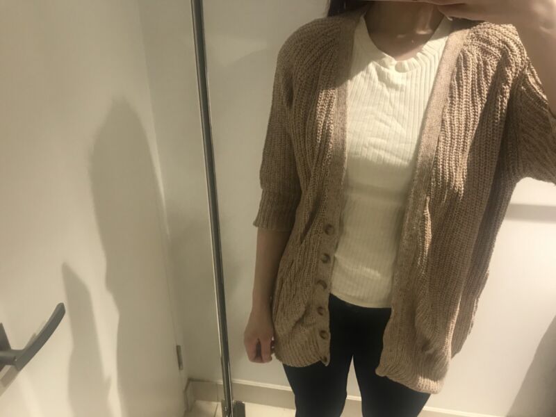 beige cardigan australia