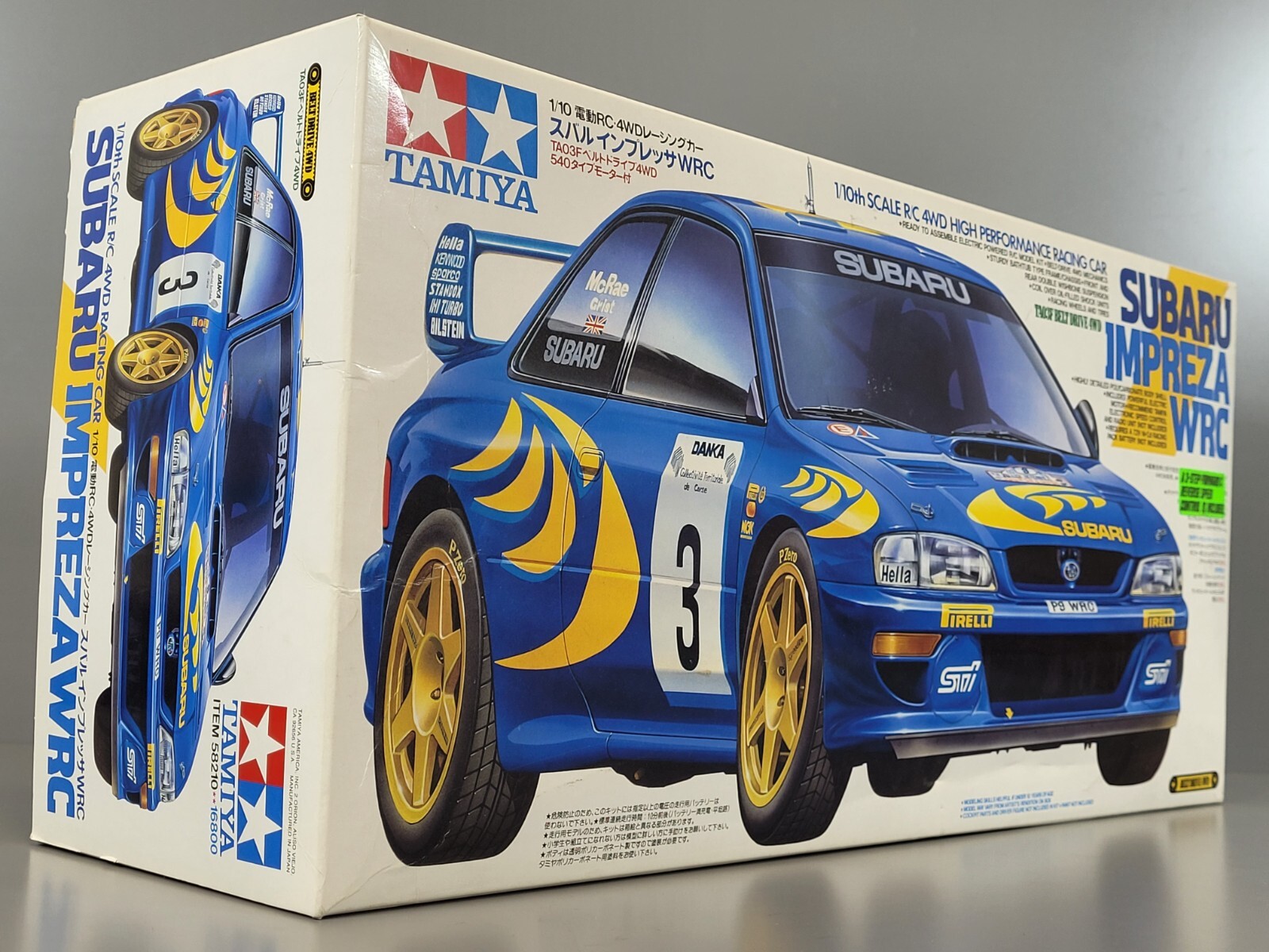 Rare New 1998 Tamiya 1/10 RC SUBARU IMPREZA WRC TA03F Rare New 1998 Tamiya 1/10 RC SUBARU IMPREZA WRC TA03F