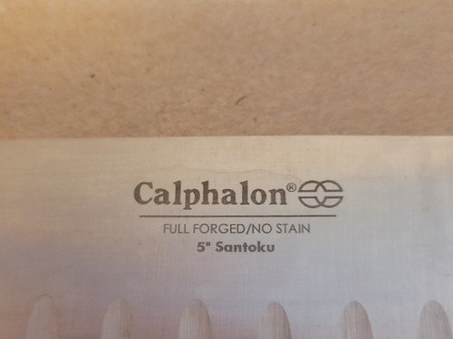 Calphalon Contemporary Series 5" Santoku Knife Black