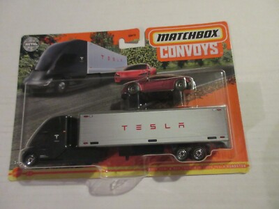 Matchbox Tesla Convoy And Tesla Roadster New & Sealed