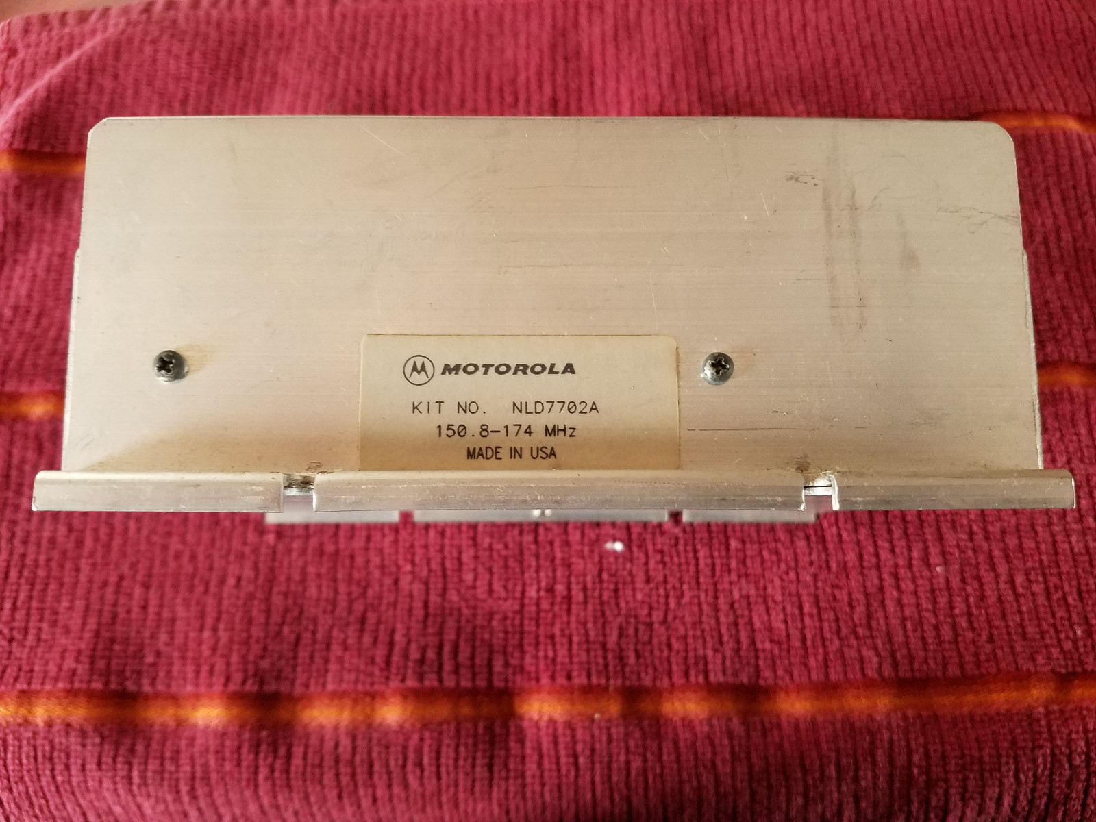 MOTOROLA N1274A 40WATT VHF AMPLIFIER