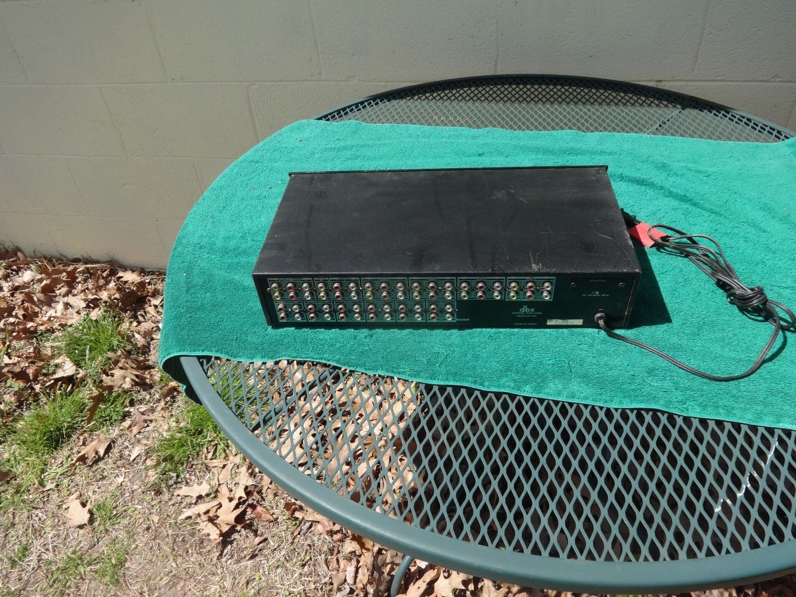 DBX DAV-600 Audio Video Program Route Selector, Vintage