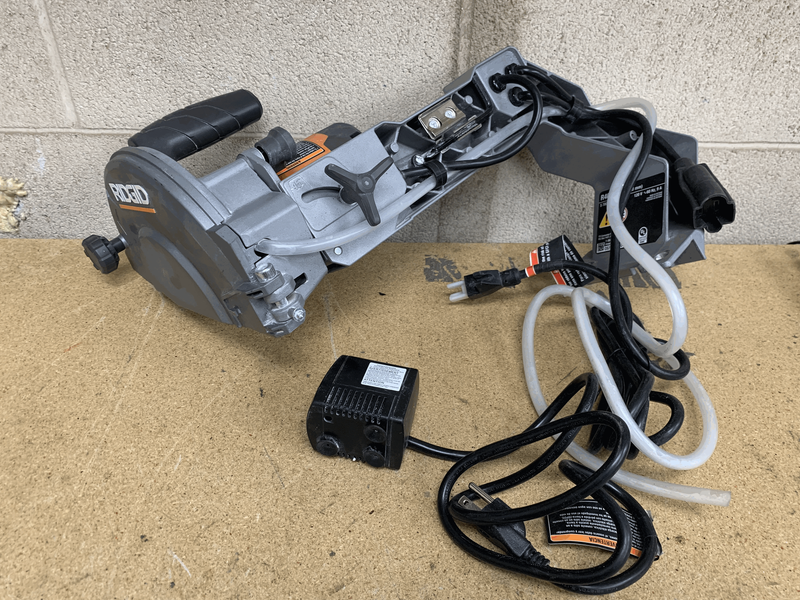 RIDGID 7 in. Blade Wet Tile Saw ( MOTOR HEAD UNIT and PUMP) R4031