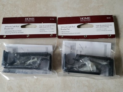Decorative Cafe Bracket in Oil Rubbed Bronze 3/4 in. 2 Packs