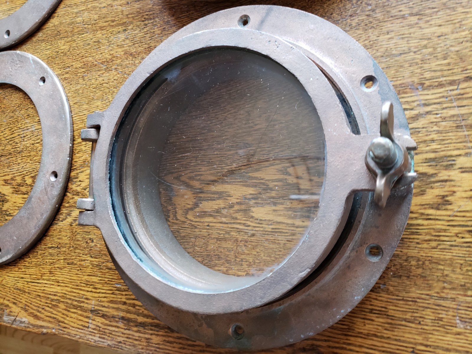 Vintage Ships 2 Port Hole Nautical Brass Antique Boat Marine Maritime lot