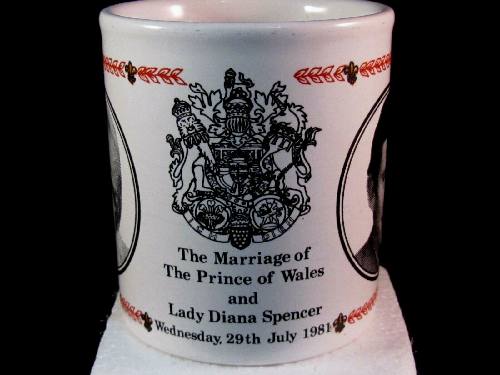 Marriage of Princess Diana & Charles Prince Of Whales Mug MADE IN ENGLAND 1981