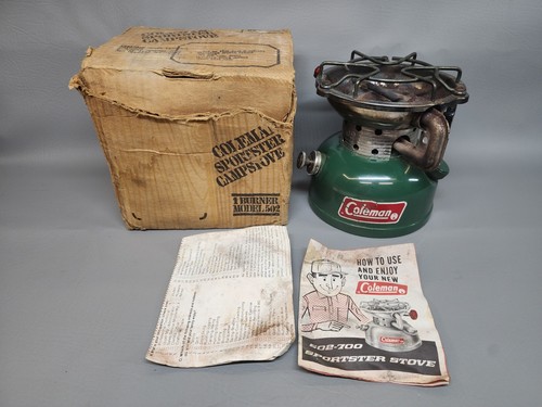 Coleman - 未使用 colman502-700    79/9 MISSING GRATE Vintage 1965 Coleman 502-700 Green One Burner