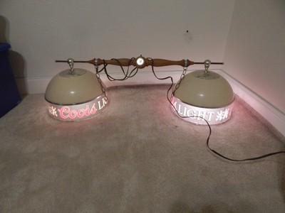 pepsi pool table light