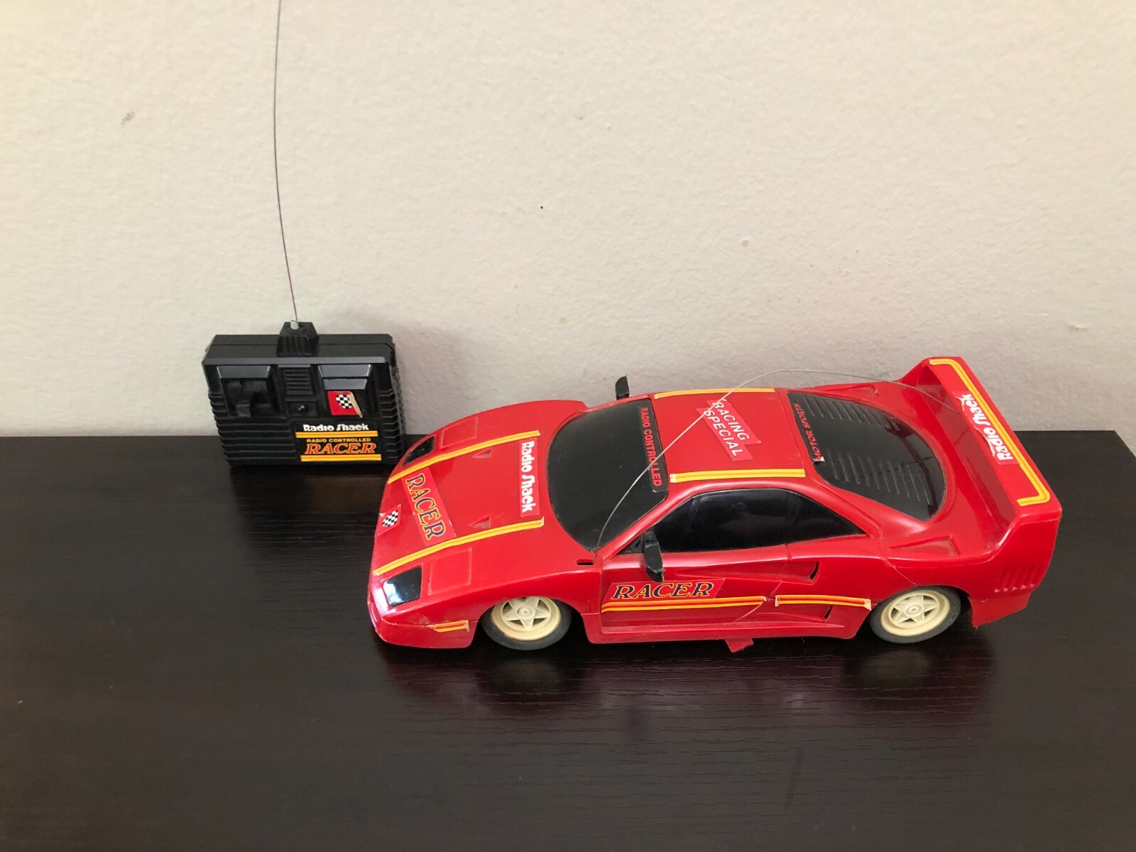 Vintage Radio Shack Radio Controlled Sports Car Racer In Box Nos 60-4090 Tested