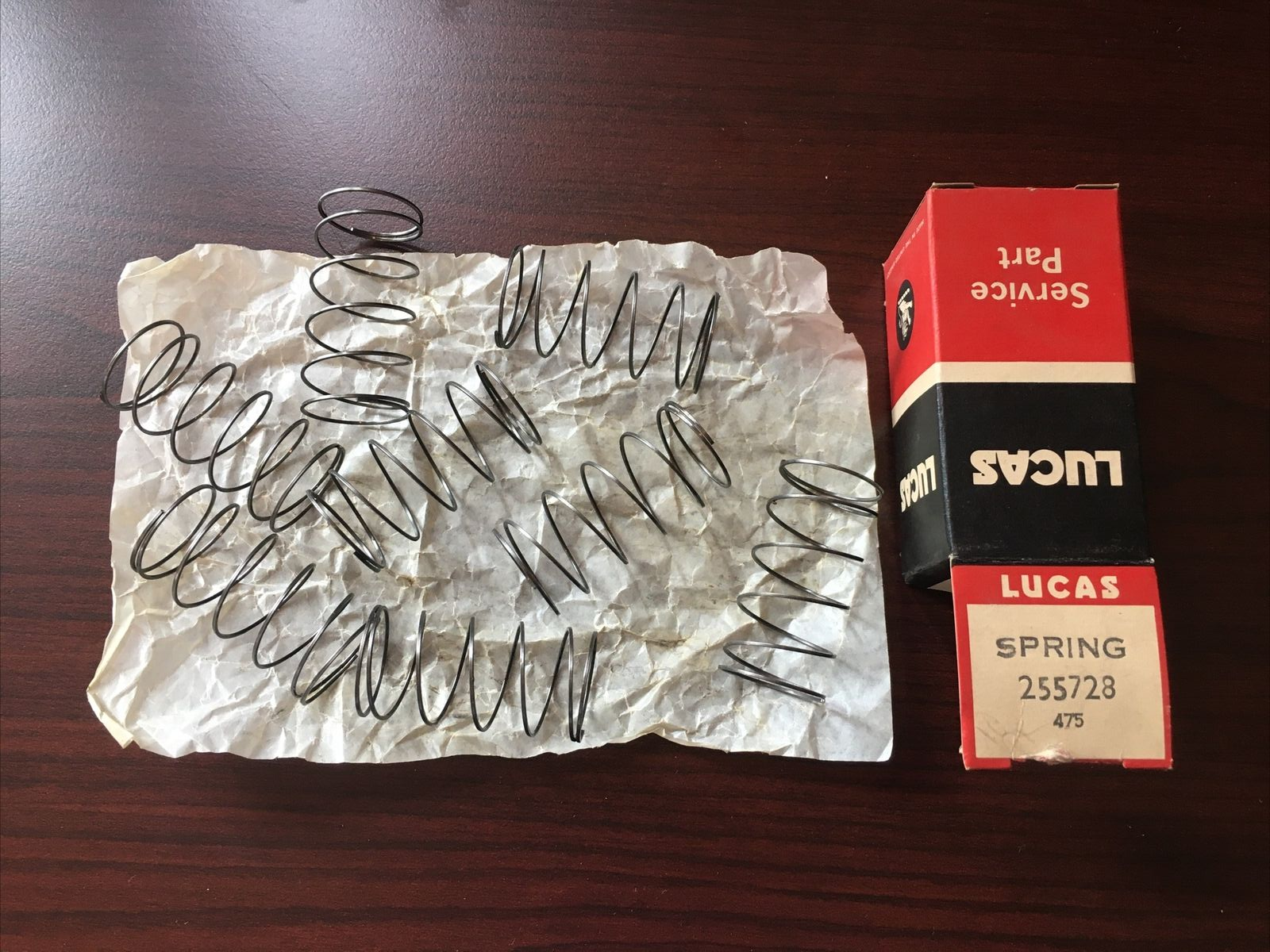 NEW NOS Original Lucas starter pinion Bendix spring 255728 NEW NOS Original Lucas starter pinion Bendix spring 255728