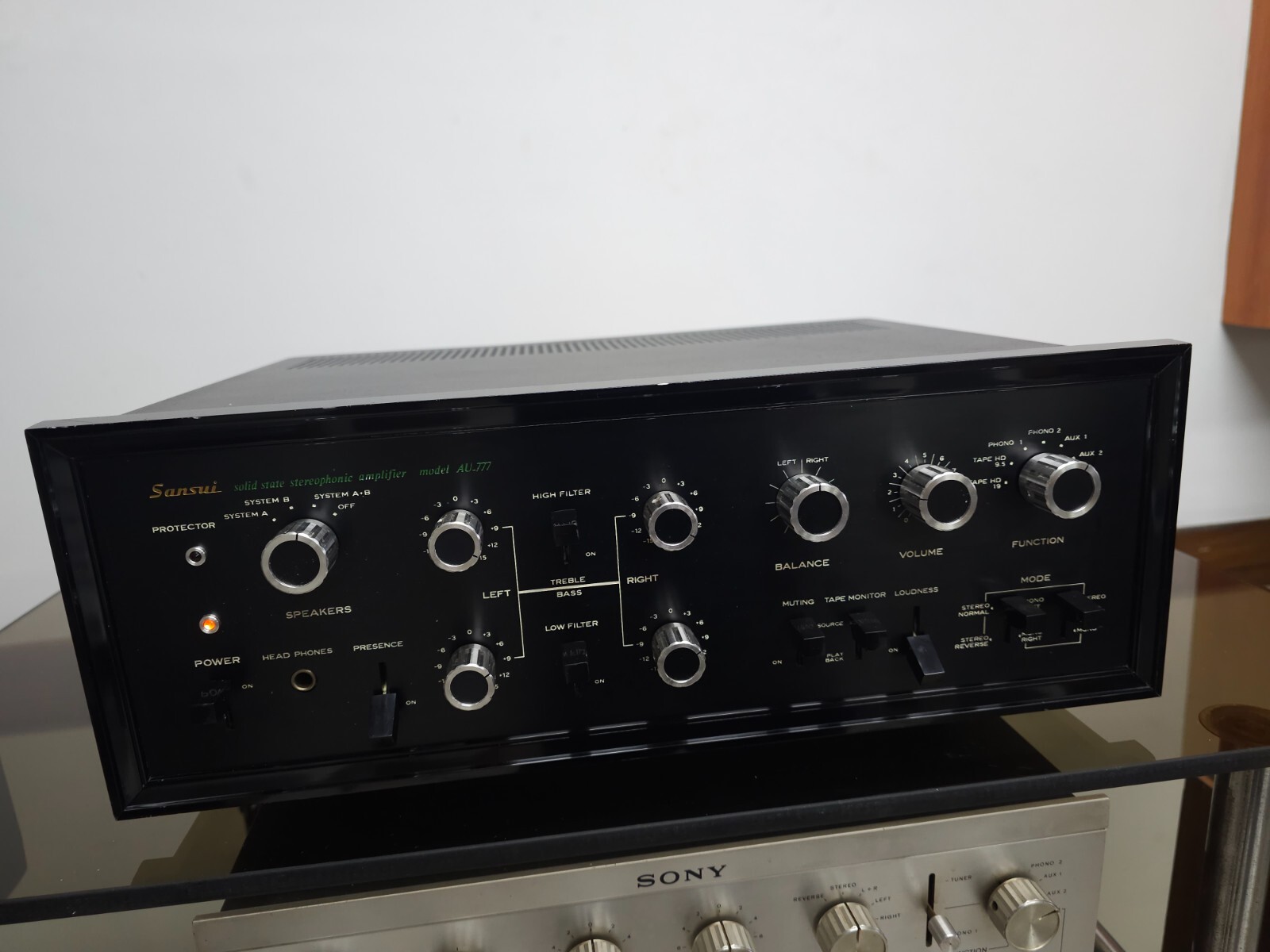 Sansui ステレオアンプ AU-777 Sansui Au-777 Stereo Amplifier Recapped Operational. | eBay