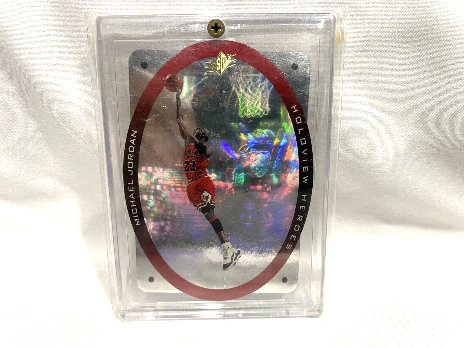 1996 Basketball Upper Deck SPx Holoview Heroes MICHAEL 1996 Basketball Upper Deck SPx Holoview Heroes MICHAEL