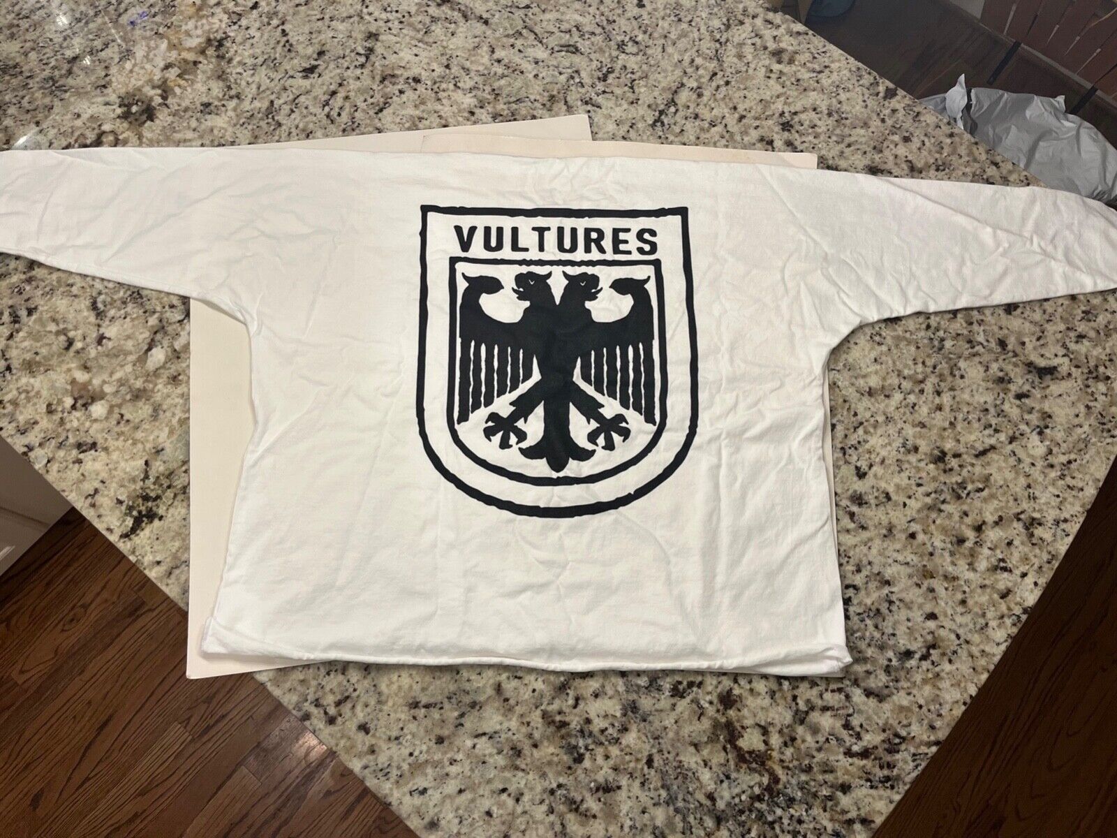 Vultures Long Sleeve Shirt - YZY Yeezy Kanye West, White Vultures Long Sleeve Shirt - YZY Yeezy Kanye West, White