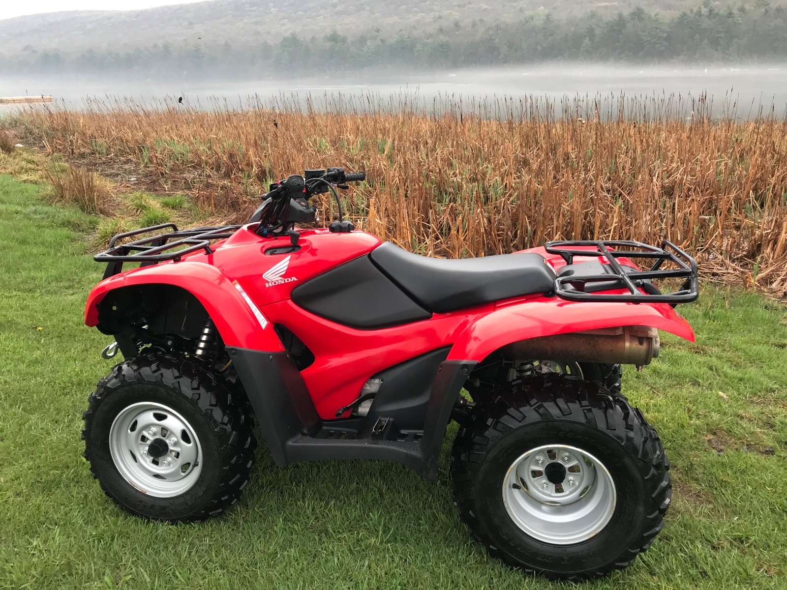 2012 Honda FourTrax Rancher 4X4 TRX 420 TRX420 ATV New Tusk Winch and Snow Plow