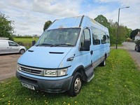 IVECO DAILY 40C12 MINI BUS 2.3 17 SEATS NO VAT MOT 11/26 0 OWNERS CHARITY BUS